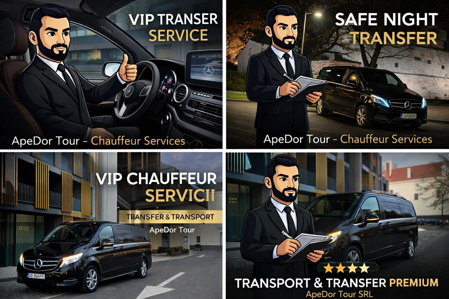 ApeD'or Tour - Servicii Chauffeur Premium